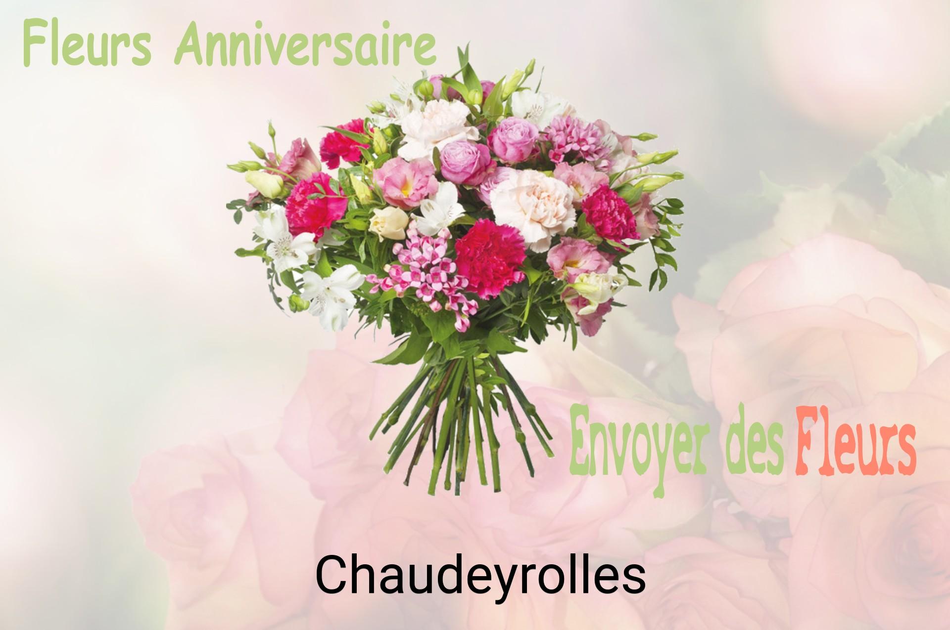 Bouquet de fleurs d’anniversaire livré à Chaudeyrolles